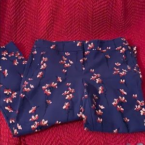 Women’s cherry blossom LOFT pants size 10